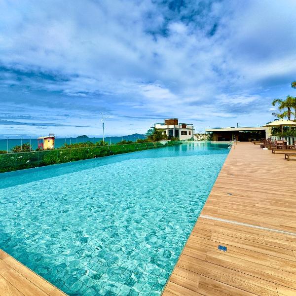 Apto 3 Quartos Condomínio Resort Completo Pé na areia com Piscina borda Infinita, Beach Tennis, Academia, Sala de Jogos, Brinquedoteca, Playground e Portaria 24H 2 Quartos com Ar-Condicionado, Churrasqueira Privativa Reserve Agora e Viva essa Experiência - Foto 3