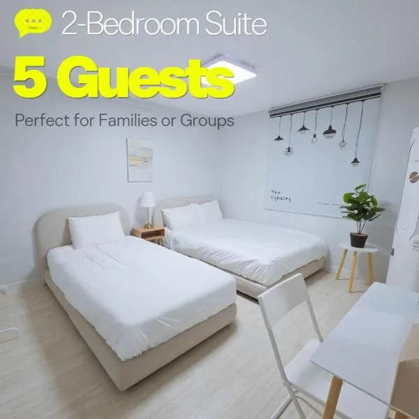 Viesnīca G Hotel near Busan Station Pusanā