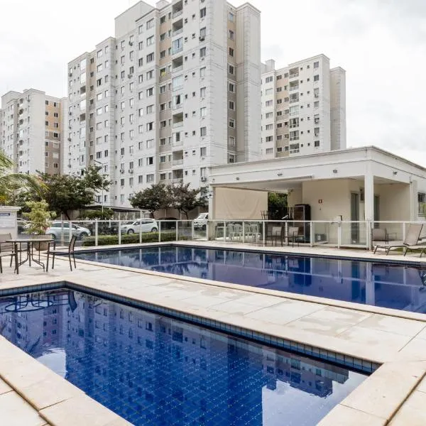Flats Praia Uberlandia - Apt próximo ao Praia Clube - Area de lazer com Portaria 24 horas, piscina, academia, brinquedoteca, churrasqueira e áreas verdes para caminhadas, hotel v destinaci Uberlândia