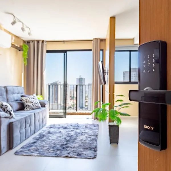 Apt Novo 20º Andar, Perto de Tudo!、ゴイアニアのホテル