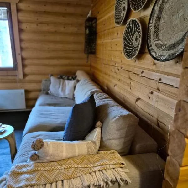 Log cabin Ylläs Valokki - sauna, fireplace, Ylläs view, hotel din Ylläsjärvi