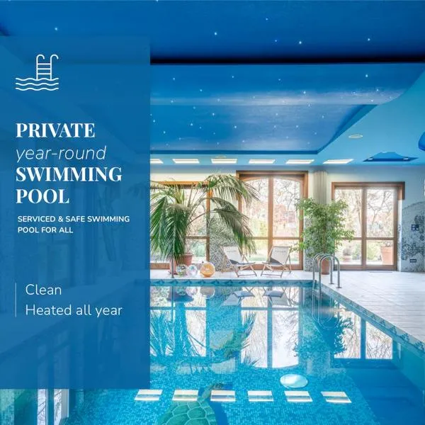 LUX VILLA Swimming pool-Tennis court-Home cinema, hotel in Wilkanowo