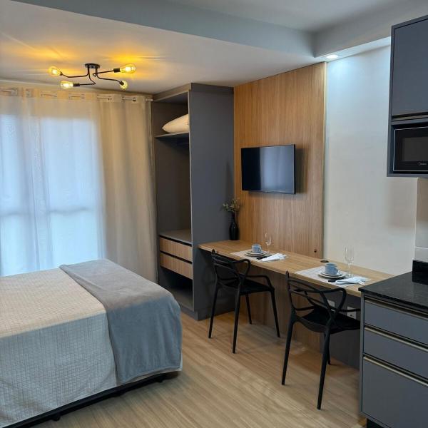 Studio aconchegante, moderno e completo - Foto 5