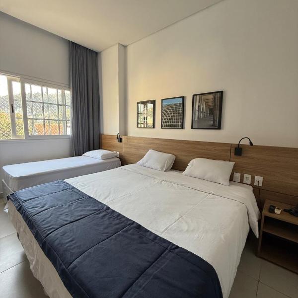 Studio aconchegante, com lazer completo na serra