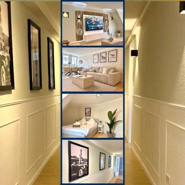 HyggeLiving - 94 qm - Blick auf Marktkirche - 65 Zoll TV - Hunde - NEU, хотел в Гослар