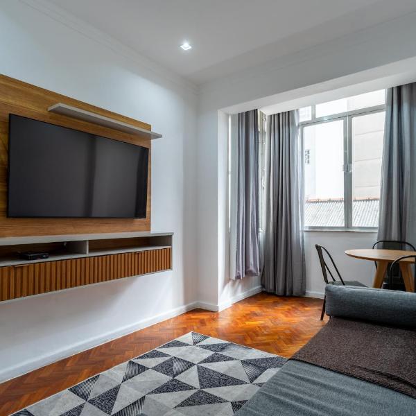 Apartamento Um Quarteirão Da Praia De Copacabana