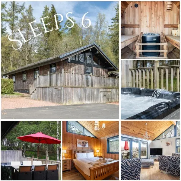 Cabin W Hot Tub, Sauna, King Beds, National Park, ξενοδοχείο σε Otterburn