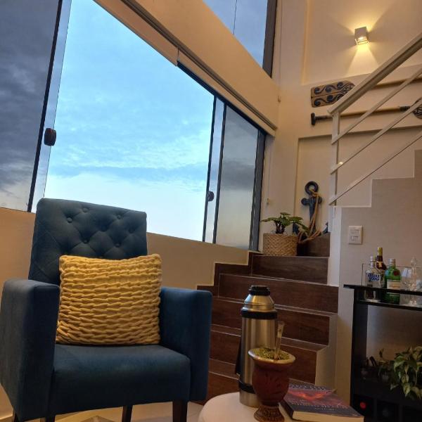Loft com estilo, vista para praia e cidade - Foto 3