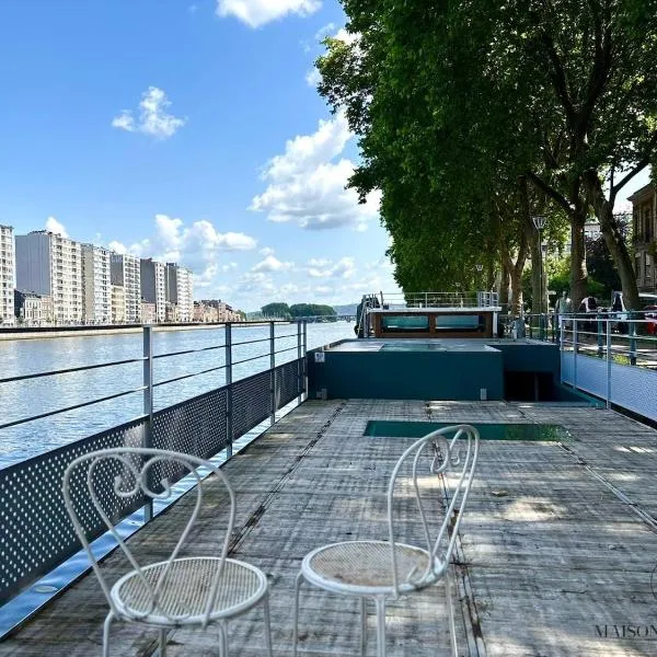 La péniche de Santa Cruz - Sur la Meuse, centre ville, hotel a Lieja