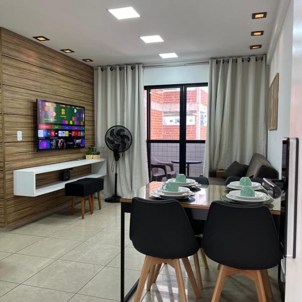 Quarto e sala completo de tudo na Ponta Verde a 300m da praia - Foto 2