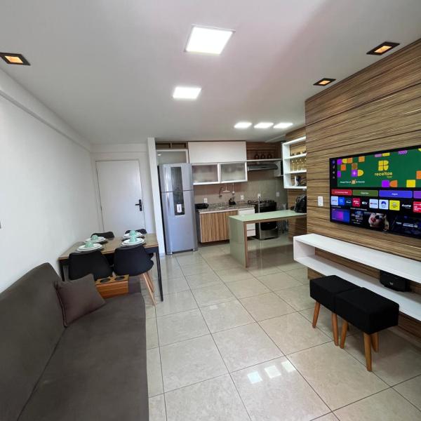 Quarto e sala completo de tudo na Ponta Verde a 300m da praia - Foto 4