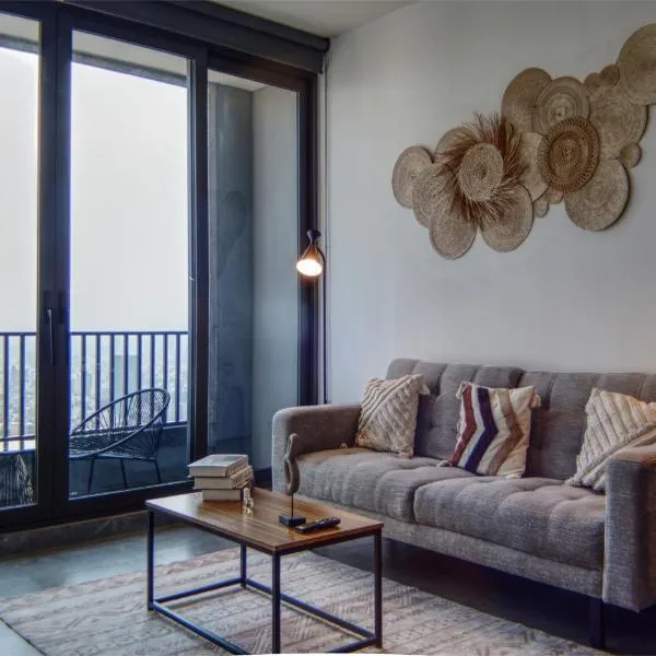 Luxurious 2BR apartment with Jacuzzi and Awesome Views, hotell i Mexico City