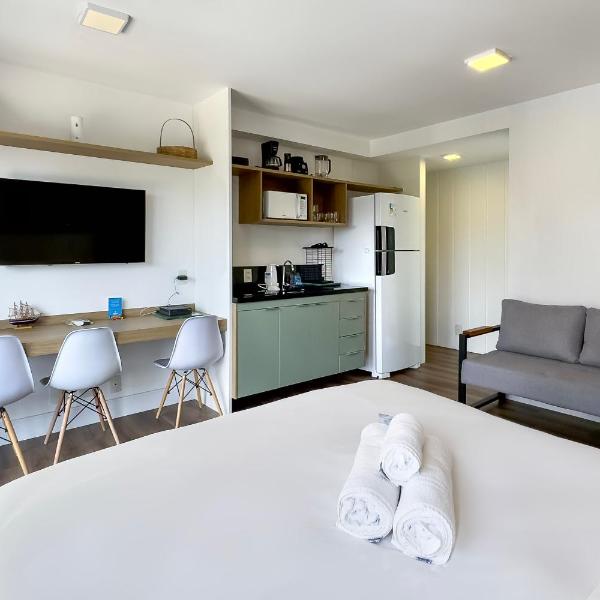 Studio moderno com vista incrível em São Paulo