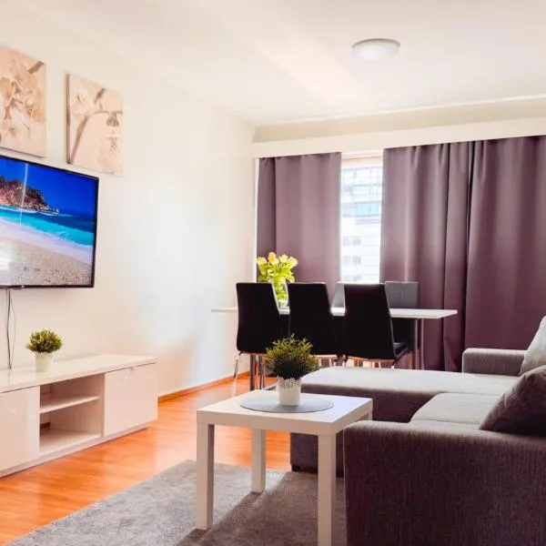 Spacious 4room apartment in the center of Oulu, Parking, hotel a Oulu