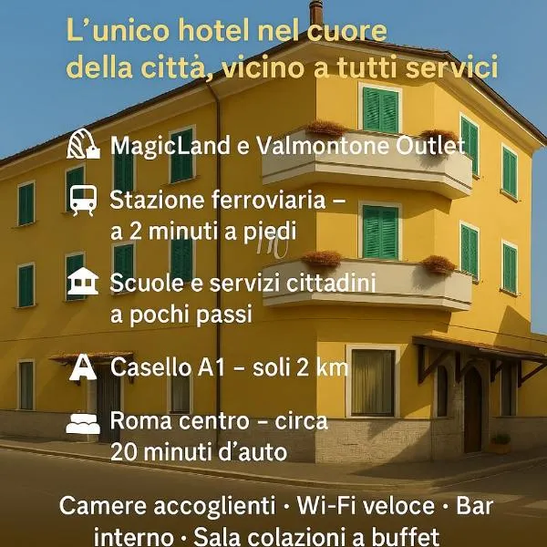 Hotel Colosseo Colleferro、コッレフェッロのホテル