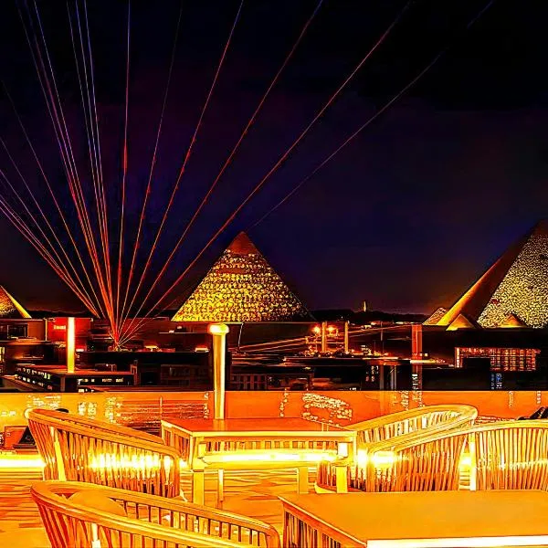 GOLDEN PYRAMiDS TEMPLE ViEW HOTEL all king rooms with jacuzzi & pyramids view、カイロのホテル