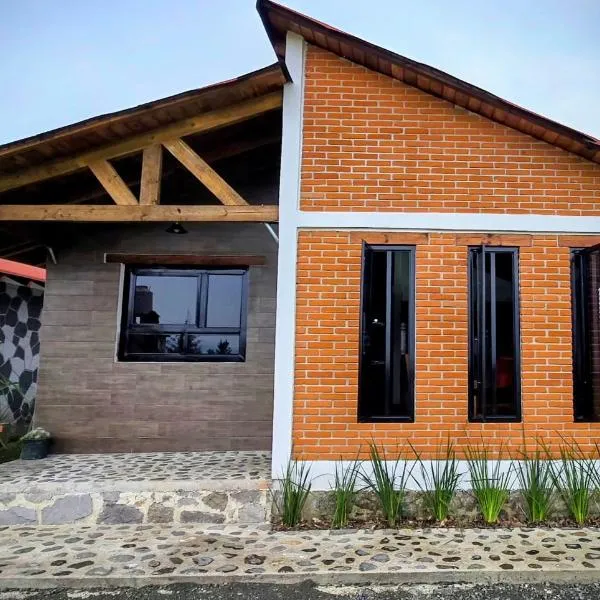 Cabañas el Corral del Rayo Huasca，瓦薩德奧坎波的飯店