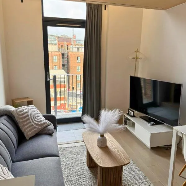 Modern 1-bed Duplex+Balcony, hotel v Manchesteru