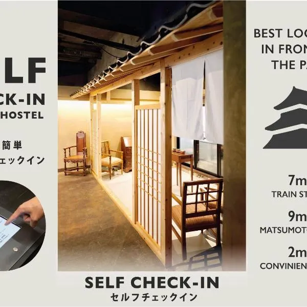 MATSUMOTO CASTLE hostel, hotel in Matsumoto