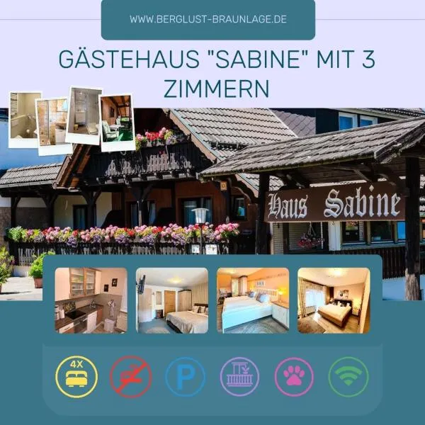 Zimmer Nr 2 im Haus Sabine, hotel in Braunlage