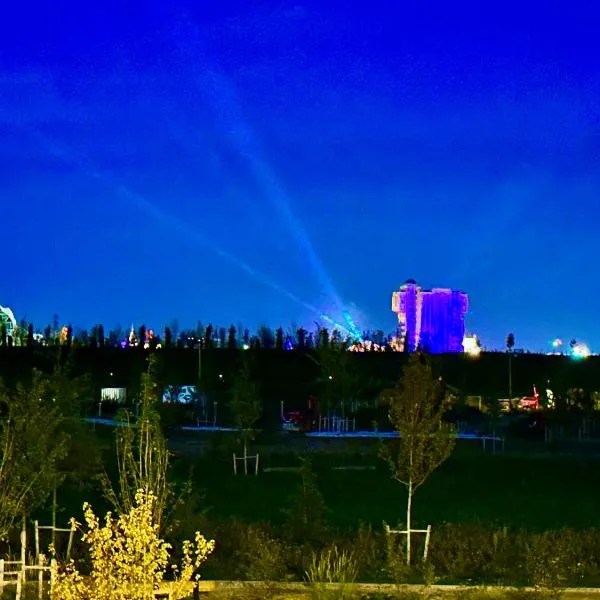 Appt Vue Parc Disneyland-PARIS - Terrasse - Parking Privé、シェシーのホテル