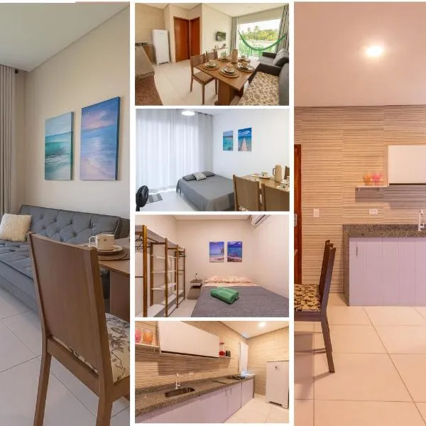Flats Mar'Bella com VARANDA,100Mts PRAIA CAMINHO DE MOISÉS com GARAGEM, khách sạn ở Maragogi