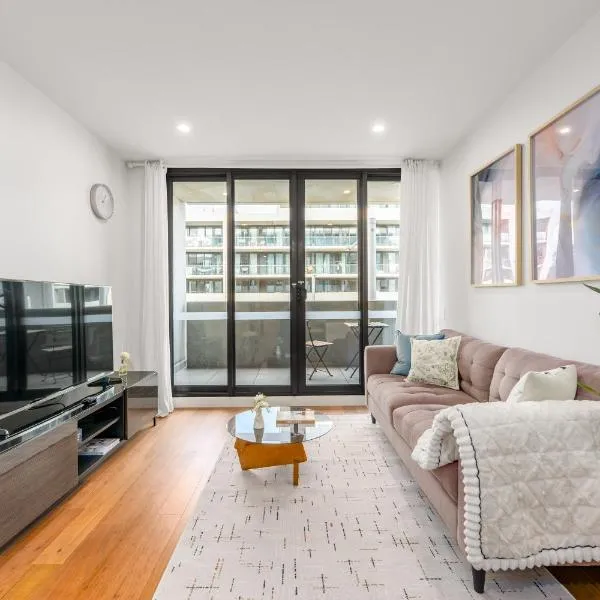 Canberra Central,Modern 2BR Getaway, Parking,ANU、Braddonのホテル