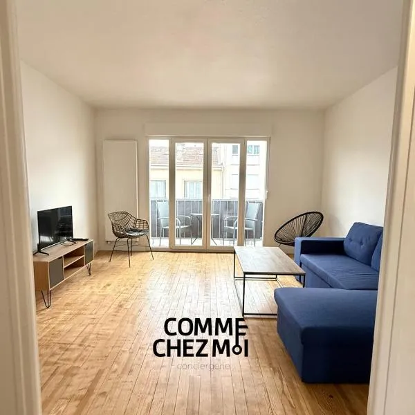 Le Baudricourt apartment for 2 people with garage、Villers-lès-Nancyのホテル