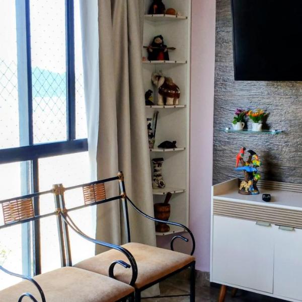 APARTAMENTO BOQUEIRÃO PRÉDIO FRENTE AO MAR COM GARAGEM WI-FI e AR - Foto 5