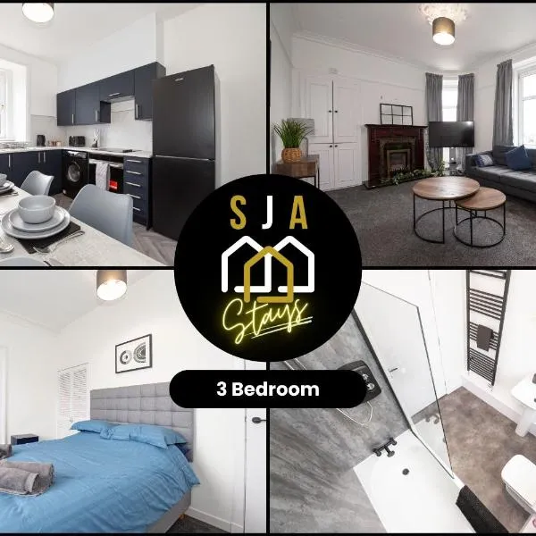Carnoustie Residence - SJA Stays - 3 Bed Apartment, hotel en Carnoustie