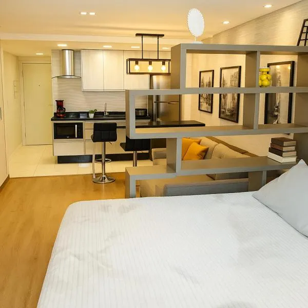 316B Studio LifeSpace, Elegância e Conforto no Batel CWB, hotel a Curitiba