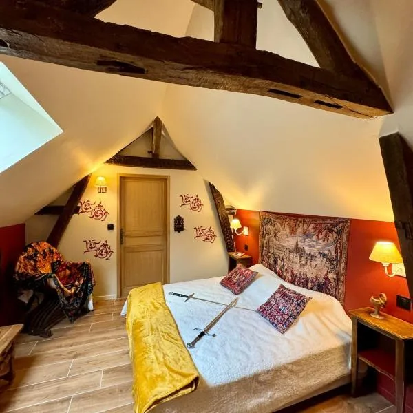 Logement à thème médiéval avec balneo, hotell i Sens