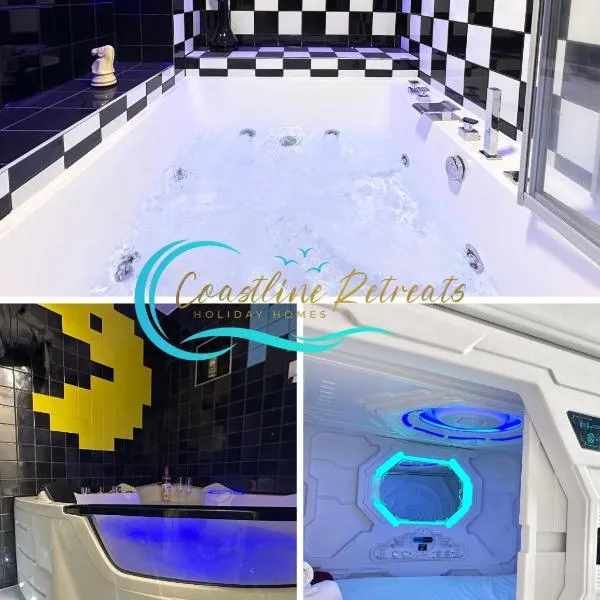 The Board Games Apartments - Brought to you by Coastline Retreats - Themed town centre apartments ALL WITH LUXURY 2 PERSON JACUZZI BATHS - 5 mins walk to the beach, Netflix, Superfast Wifi、ボーンマスのホテル
