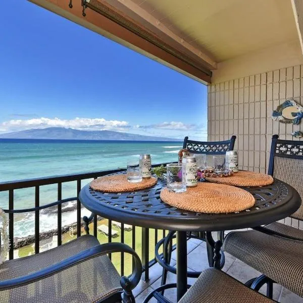 Kaleialoha 309 · KA 309 Oceanfront Condo AC Ocean Views Heated P, hotel v destinaci Kahana