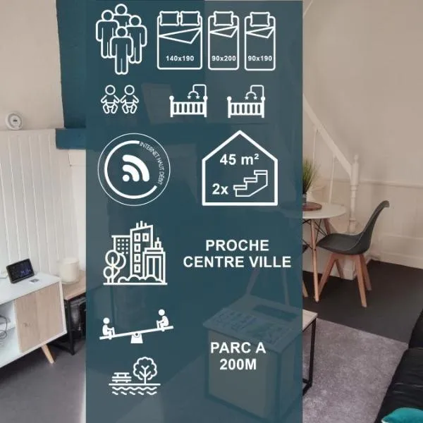 L'Auxy, hotel v destinaci Amiens