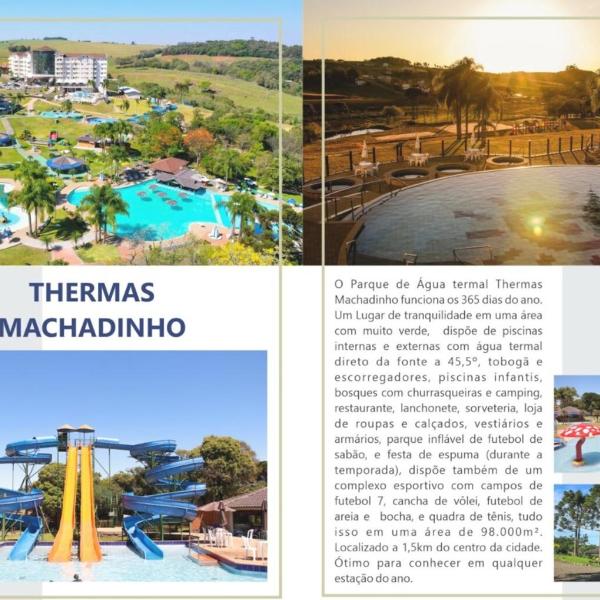 Chalé cruzeiro do sul, hidromassagem, 2 min Thermas Machadinho-RS #2 - Foto 4
