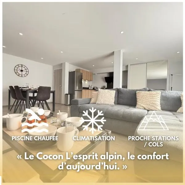 Appartement Le Cocon Proche Station Ski-Piscine, ξενοδοχείο σε Saint Avre la Chambre