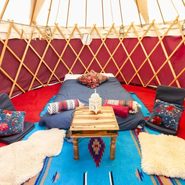 Festival Yurts Hay-on-Wye, hotel v destinaci Hay-on-Wye