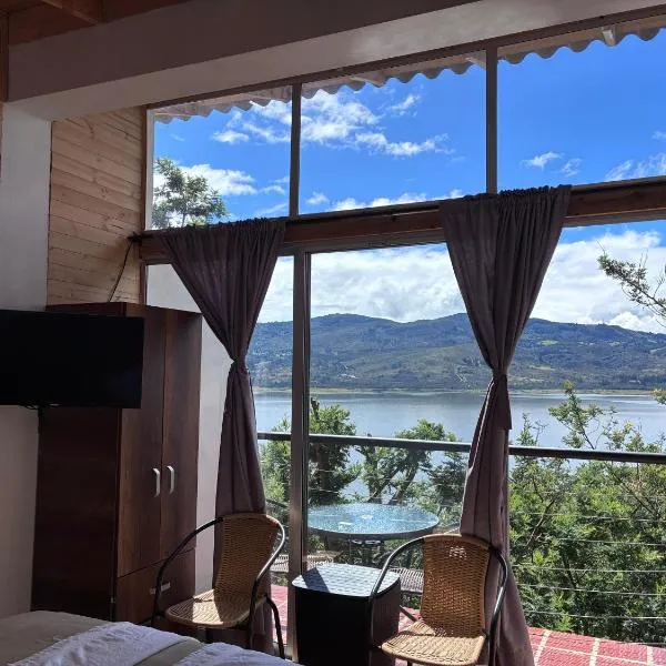 Lakeview Apartment in the Heart of Guatavita Bunk bed for Kids, hotel a Guatavita