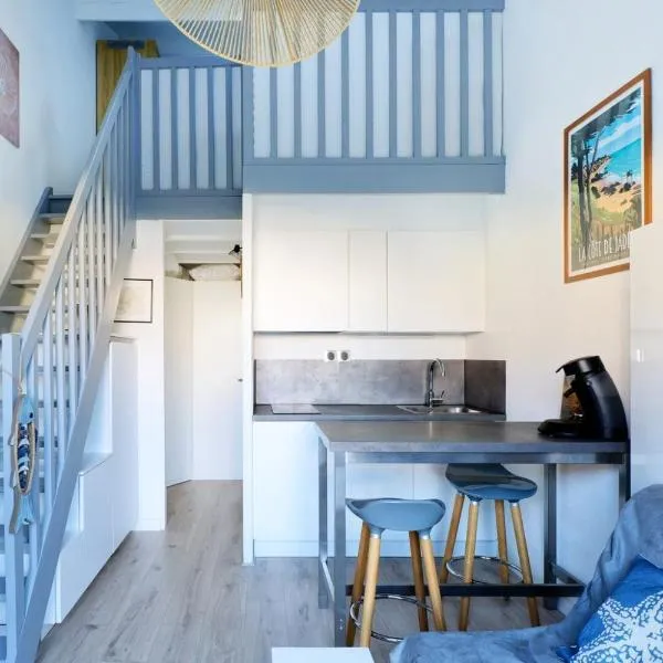 Maisonnette des Poissons, à 50 m de la mer, hotel i Pornic