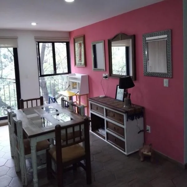 Amplio, equipado con vistas a jardín en el corazón CDMX, hotel Mexikóvárosban