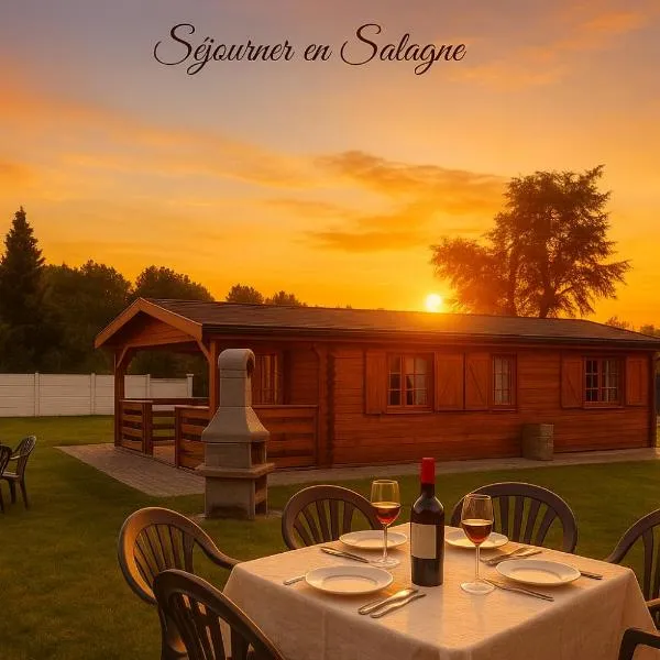 Chalet en Sologne à Villefranche sur Cher, hotel di Villefranche-Sur-Cher