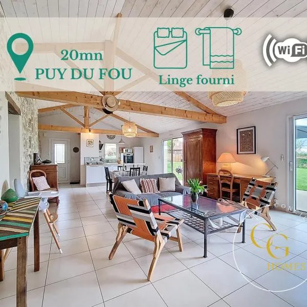 Charme et confort en campagne, WIFI, hotel in Saint-Prouant