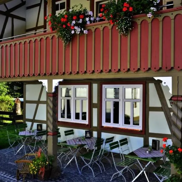 Café im Hof- Bed & Breakfast, hotel v destinaci Streufdorf