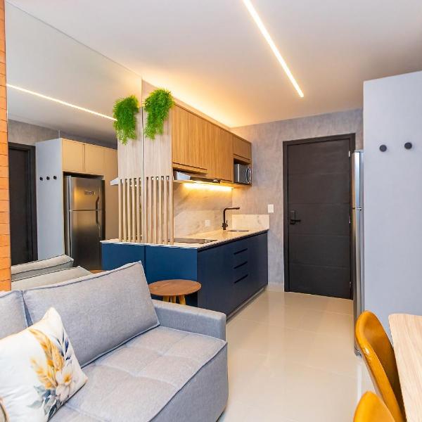 Apto de 1 Quarto Super Completo no Centro -MUV1508
