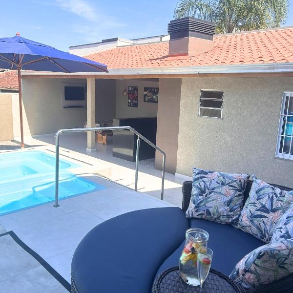 Casa Sol da Manhã - Piscina aquecida com hidromassagem - 300m da praia - Foto 4