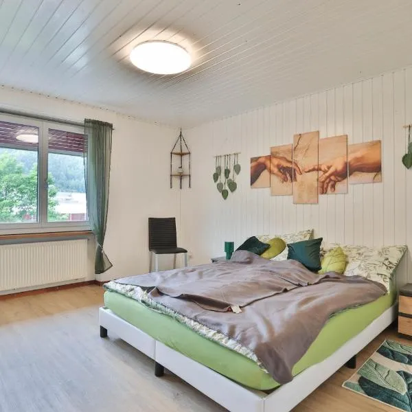 Wohlfühlwohnung nahe Basel und der Natur des Jura, hotell i Liesberg