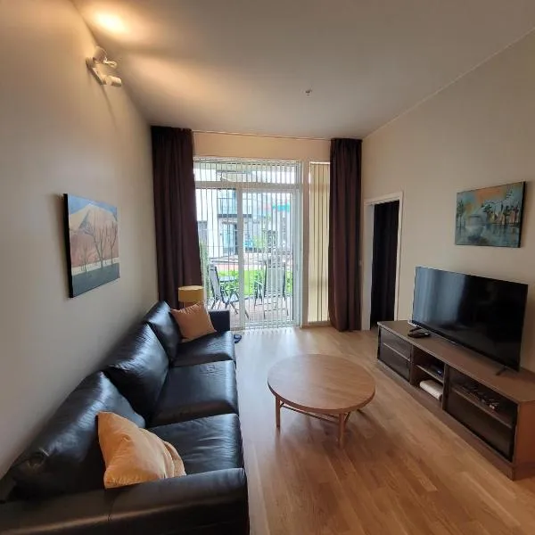 New apartment 5min to airport at Kokstad train station、ベルゲンのホテル