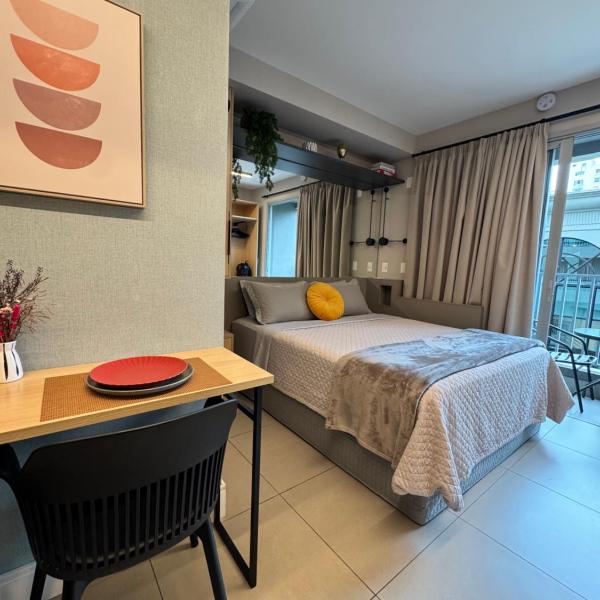 Moderno em Endereço Privilegiado, Pinheiros - Faria Lima - Cama Queen - Foto 2