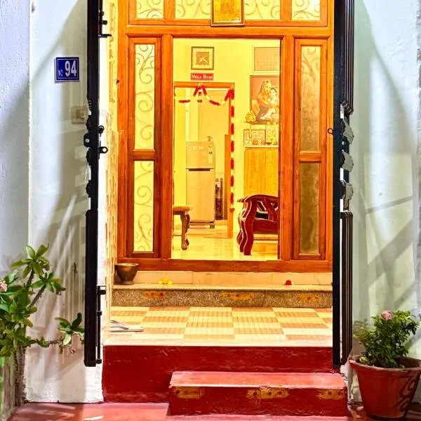 VILLA RYAN 2bhk property Near Railway station, hotel en Pondicherry